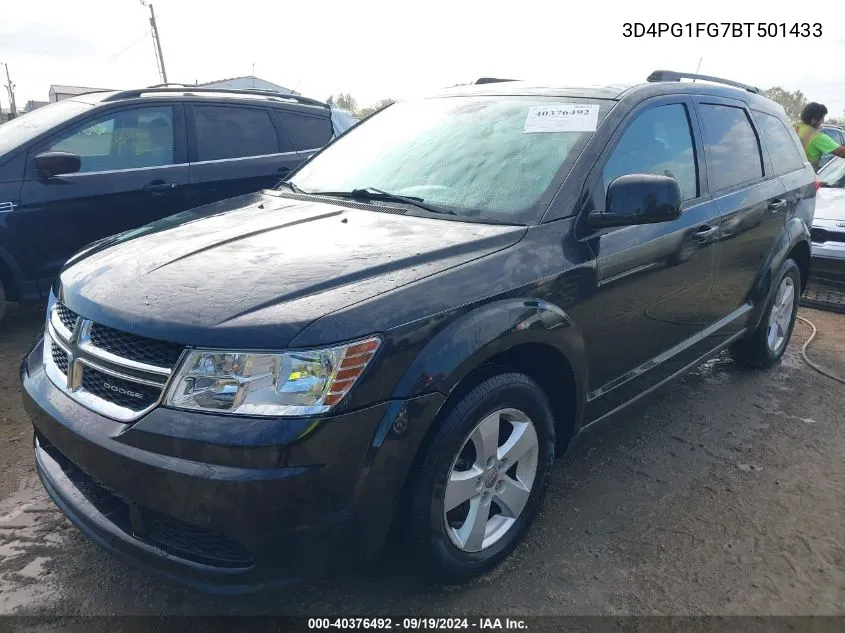 2011 Dodge Journey Mainstreet VIN: 3D4PG1FG7BT501433 Lot: 40376492