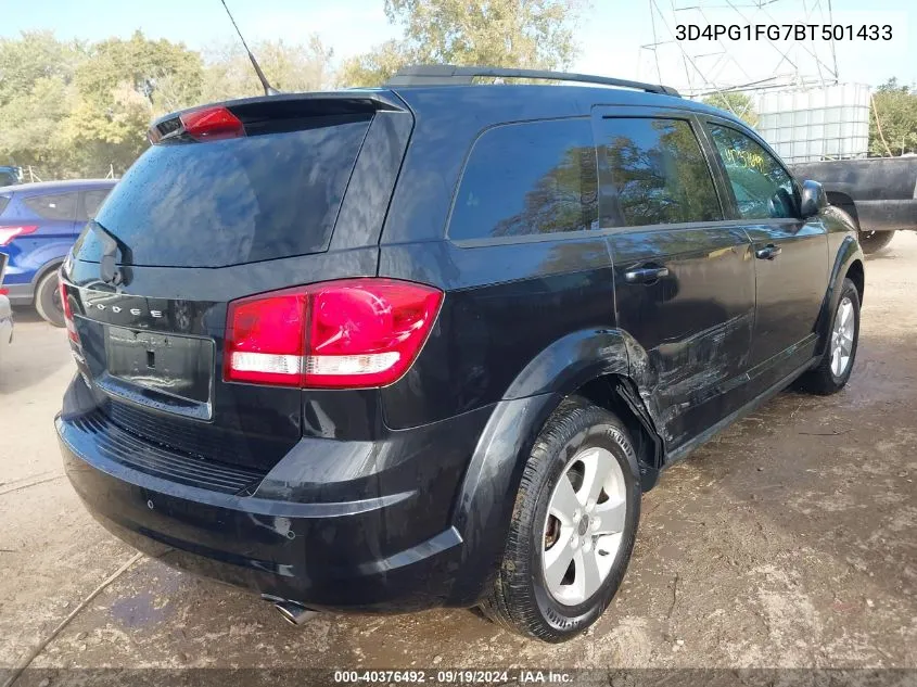 2011 Dodge Journey Mainstreet VIN: 3D4PG1FG7BT501433 Lot: 40376492