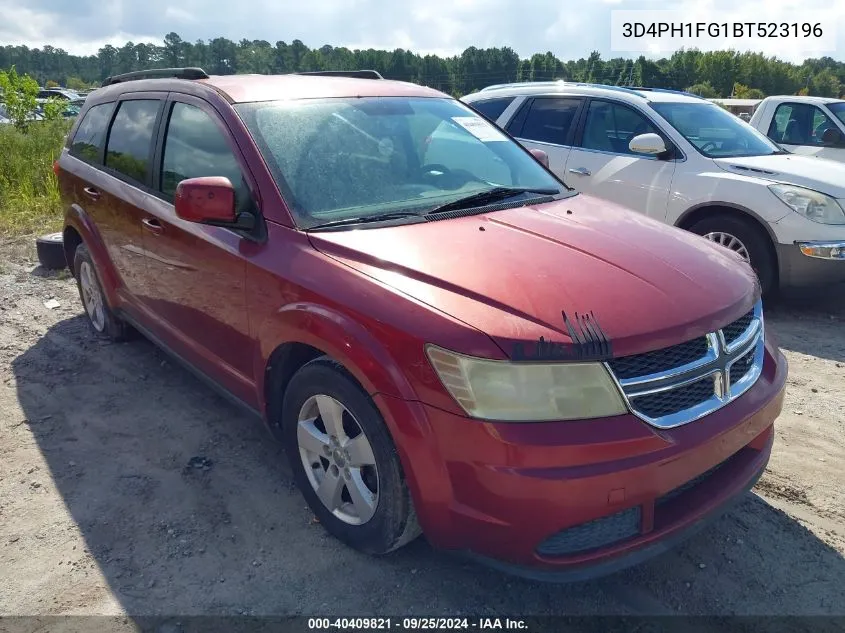 2011 Dodge Journey Mainstreet VIN: 3D4PH1FG1BT523196 Lot: 40409821