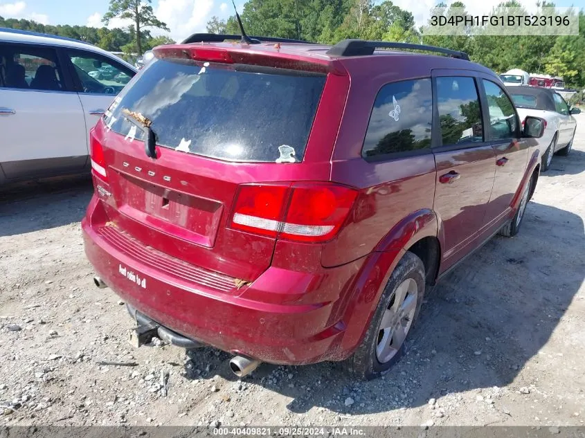 2011 Dodge Journey Mainstreet VIN: 3D4PH1FG1BT523196 Lot: 40409821