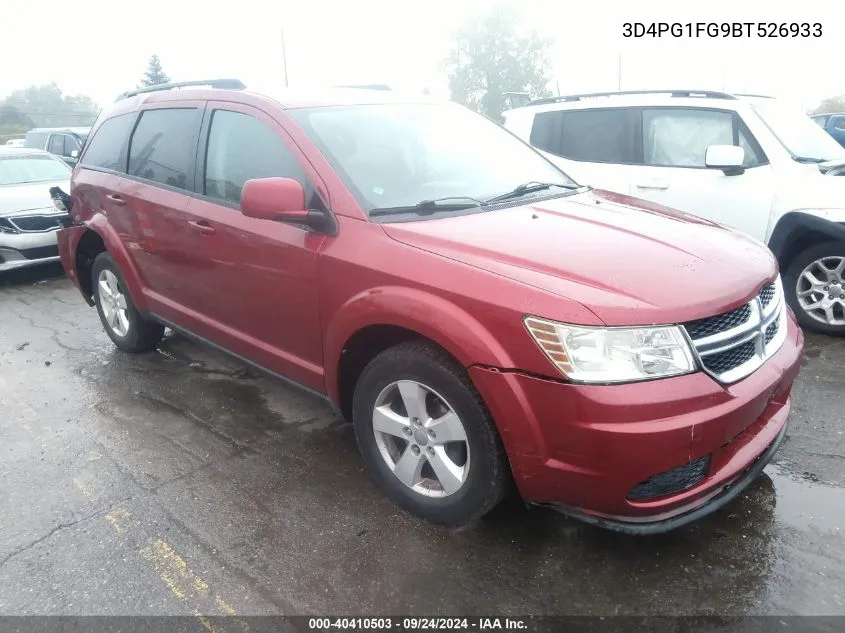 2011 Dodge Journey Mainstreet VIN: 3D4PG1FG9BT526933 Lot: 40410503