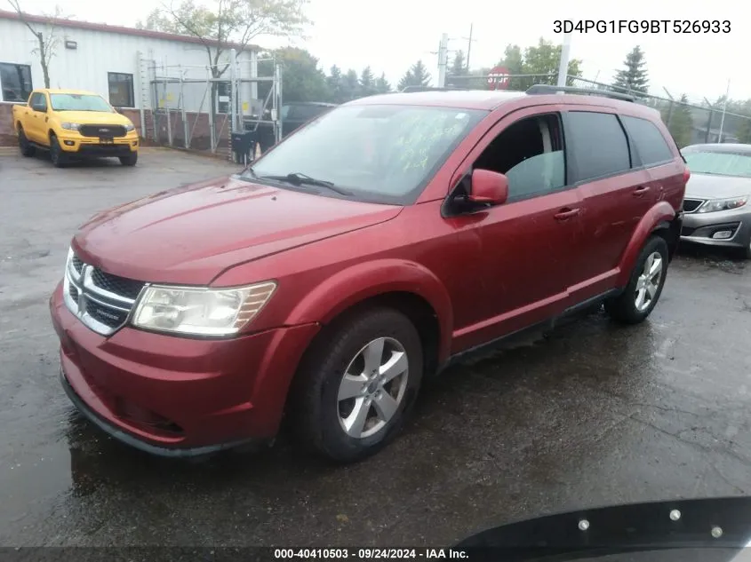 2011 Dodge Journey Mainstreet VIN: 3D4PG1FG9BT526933 Lot: 40410503