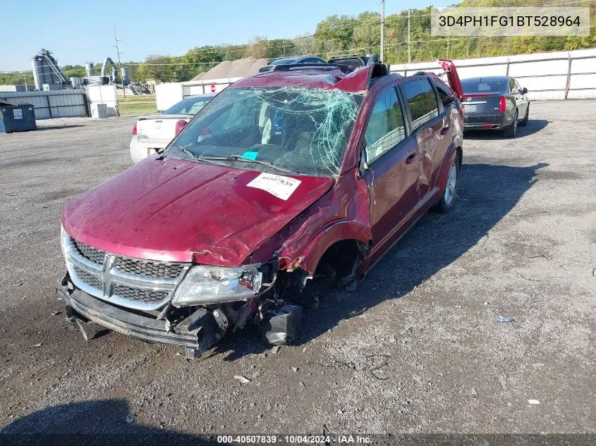 2011 Dodge Journey Mainstreet VIN: 3D4PH1FG1BT528964 Lot: 40507839