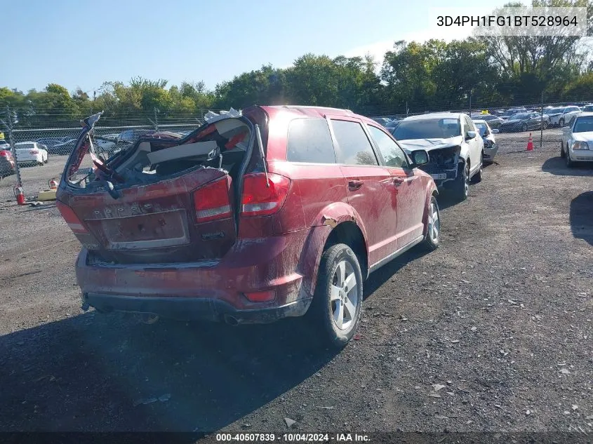 2011 Dodge Journey Mainstreet VIN: 3D4PH1FG1BT528964 Lot: 40507839