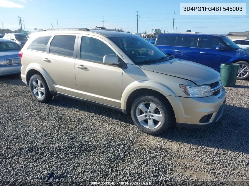 2011 Dodge Journey Mainstreet VIN: 3D4PG1FG4BT545003 Lot: 40593540