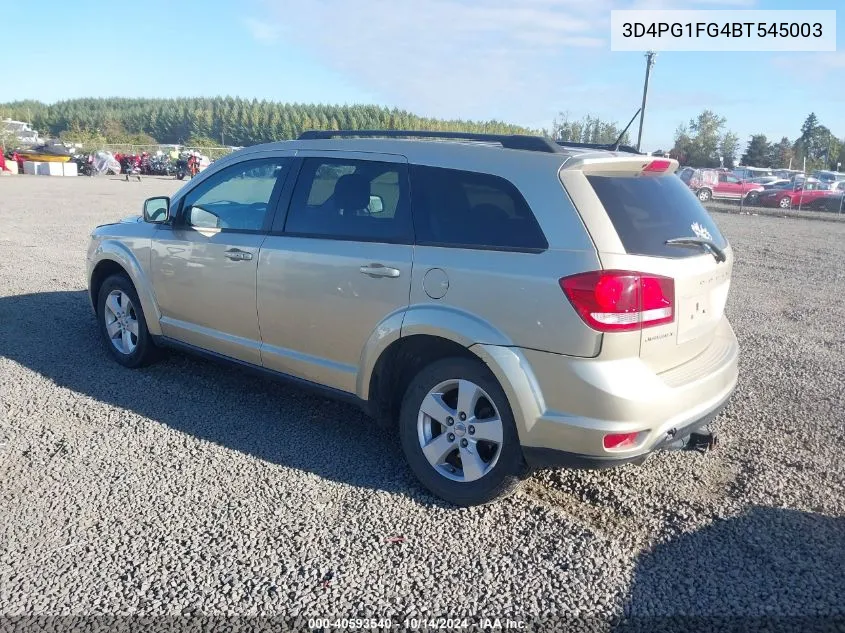 2011 Dodge Journey Mainstreet VIN: 3D4PG1FG4BT545003 Lot: 40593540