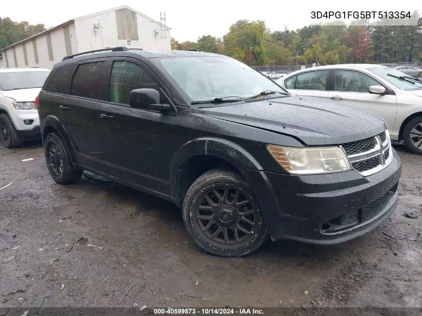 2011 Dodge Journey Mainstreet VIN: 3D4PG1FG5BT513354 Lot: 40599573