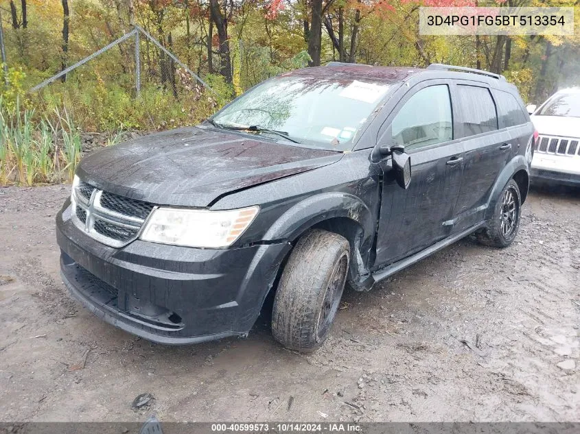 2011 Dodge Journey Mainstreet VIN: 3D4PG1FG5BT513354 Lot: 40599573