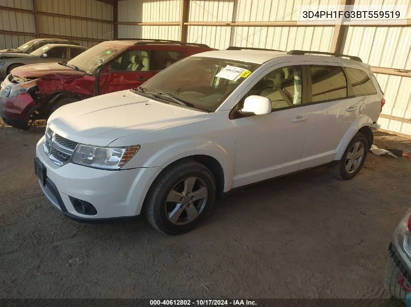 2011 Dodge Journey Mainstreet VIN: 3D4PH1FG3BT559519 Lot: 40612802