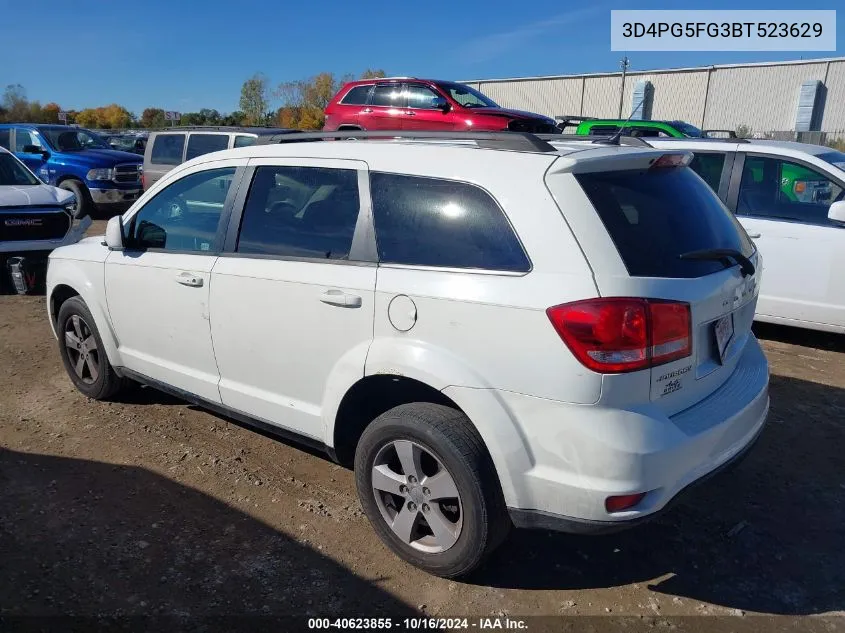 3D4PG5FG3BT523629 2011 Dodge Journey Sxt