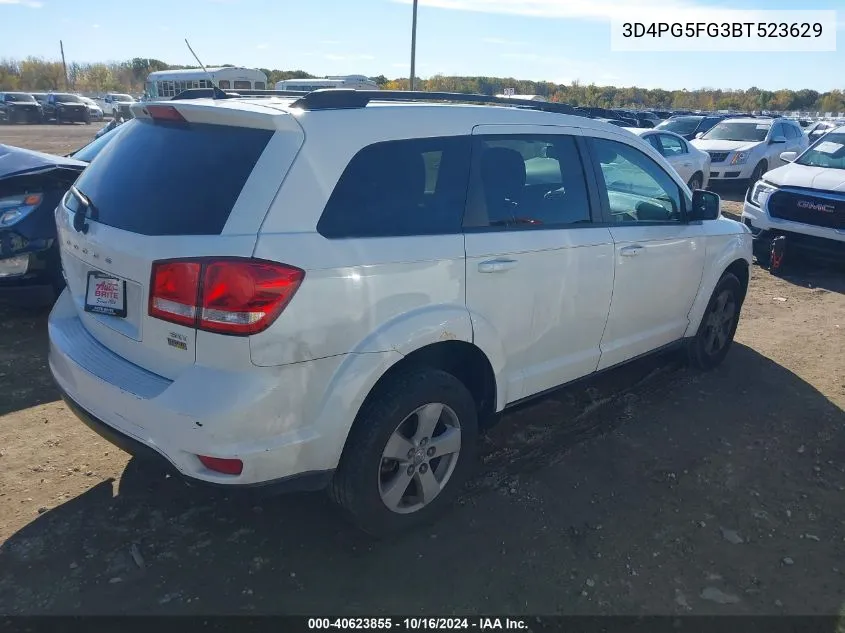 3D4PG5FG3BT523629 2011 Dodge Journey Sxt