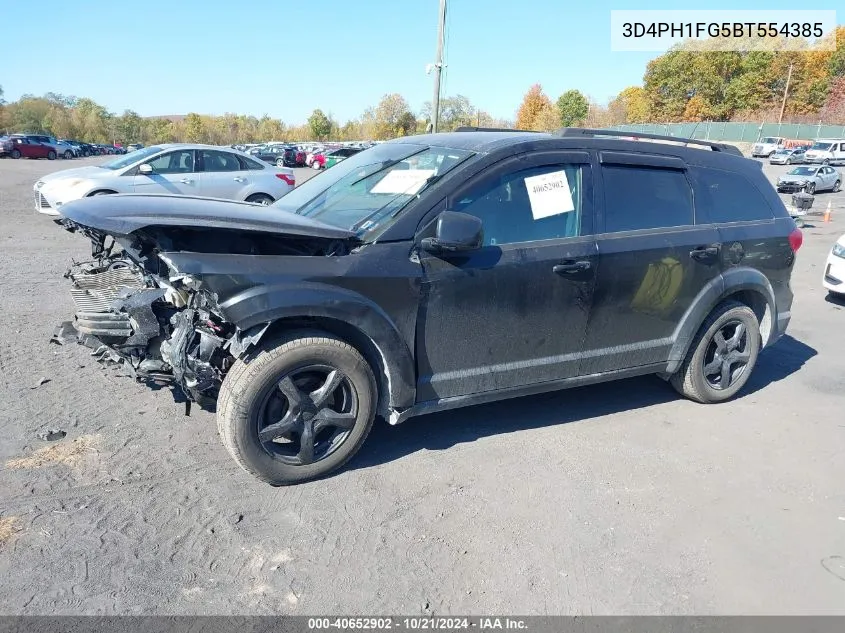 2011 Dodge Journey Mainstreet VIN: 3D4PH1FG5BT554385 Lot: 40652902