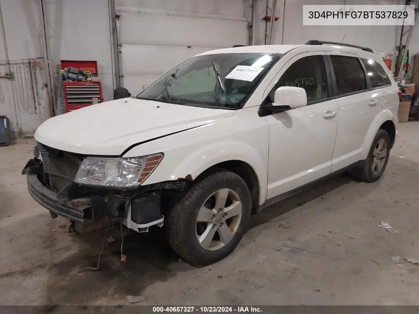 2011 Dodge Journey Mainstreet VIN: 3D4PH1FG7BT537829 Lot: 40657327