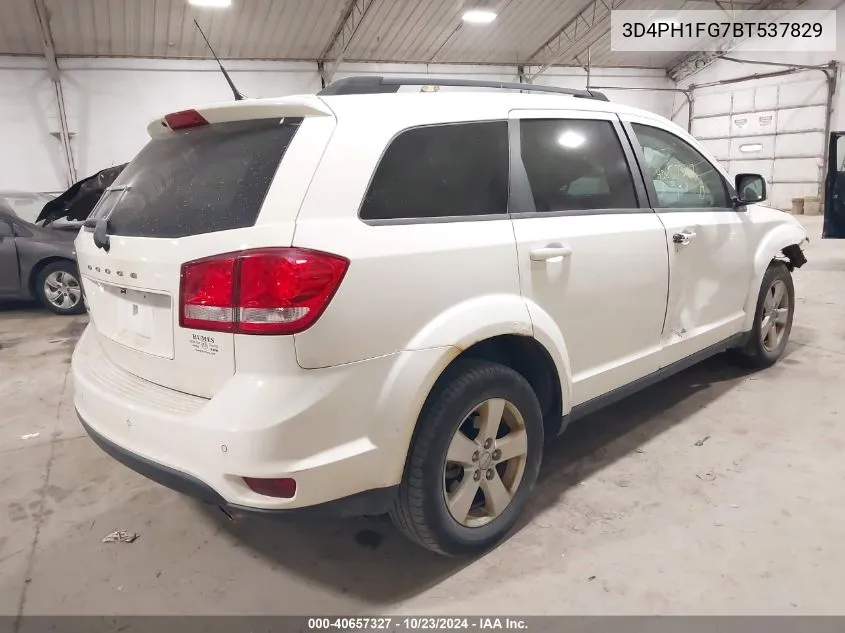 2011 Dodge Journey Mainstreet VIN: 3D4PH1FG7BT537829 Lot: 40657327