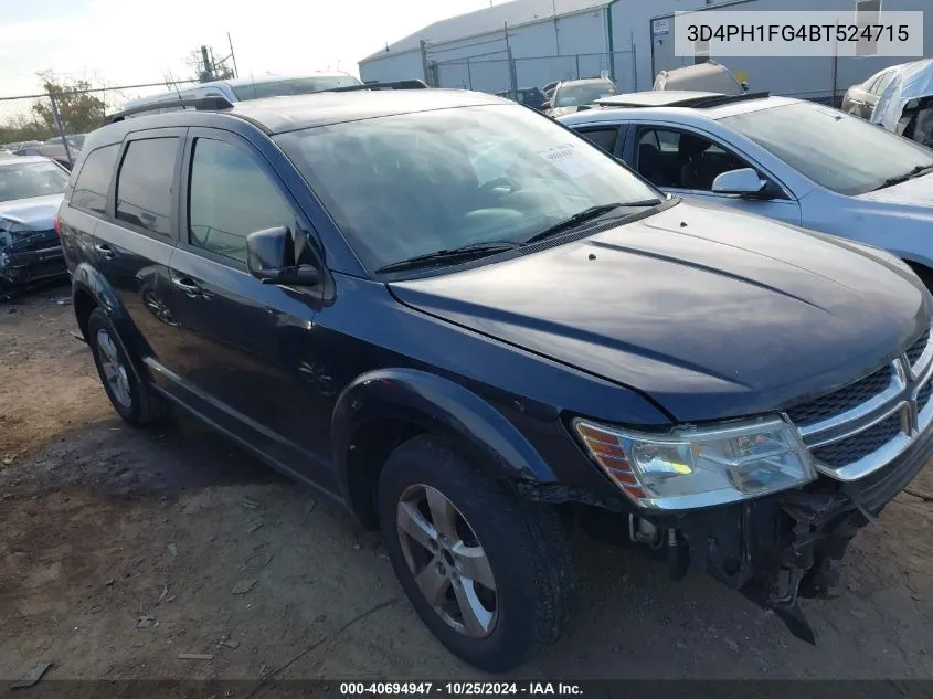 2011 Dodge Journey Mainstreet VIN: 3D4PH1FG4BT524715 Lot: 40694947