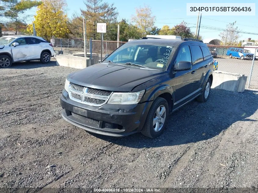 2011 Dodge Journey Mainstreet VIN: 3D4PG1FG5BT506436 Lot: 40696816