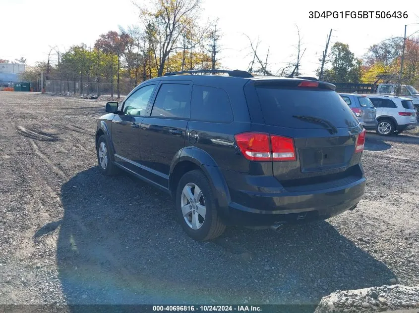 2011 Dodge Journey Mainstreet VIN: 3D4PG1FG5BT506436 Lot: 40696816