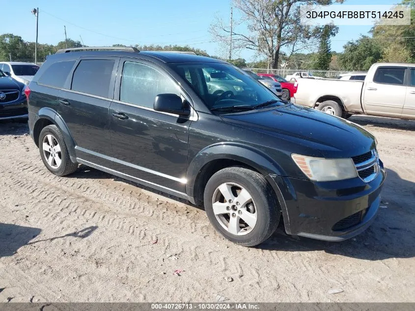 2011 Dodge Journey Express VIN: 3D4PG4FB8BT514245 Lot: 40726713