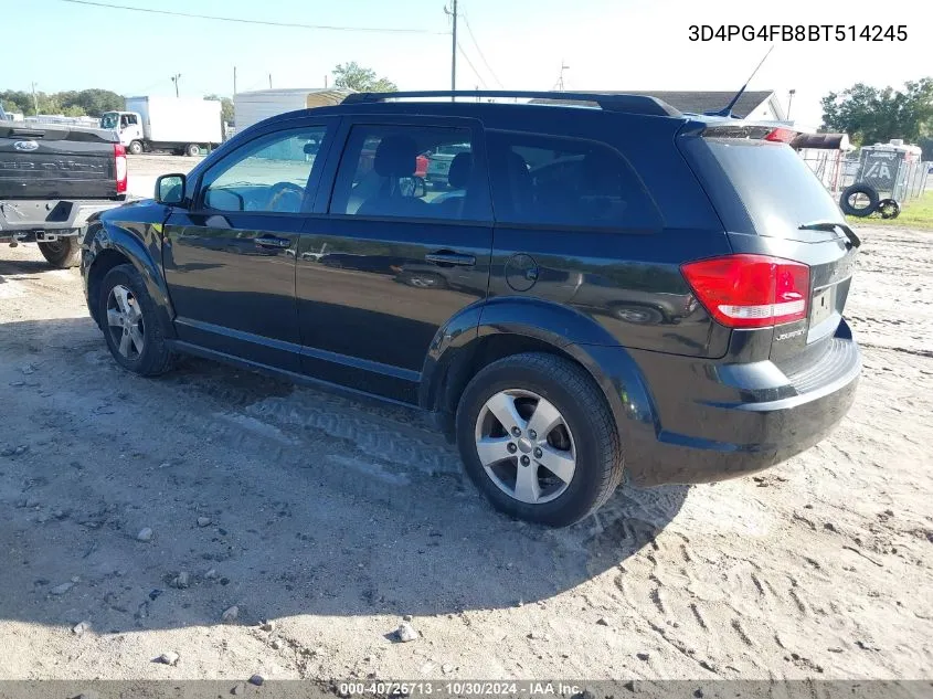 2011 Dodge Journey Express VIN: 3D4PG4FB8BT514245 Lot: 40726713