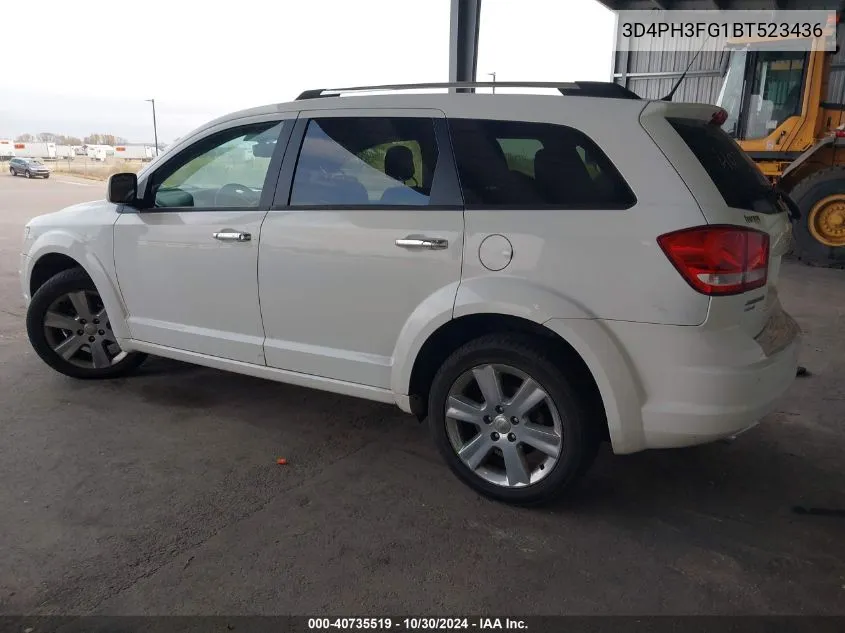 2011 Dodge Journey Crew VIN: 3D4PH3FG1BT523436 Lot: 40735519