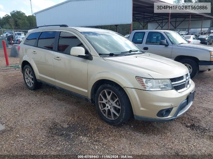 2011 Dodge Journey Mainstreet VIN: 3D4PH1FG2BT560886 Lot: 40768443