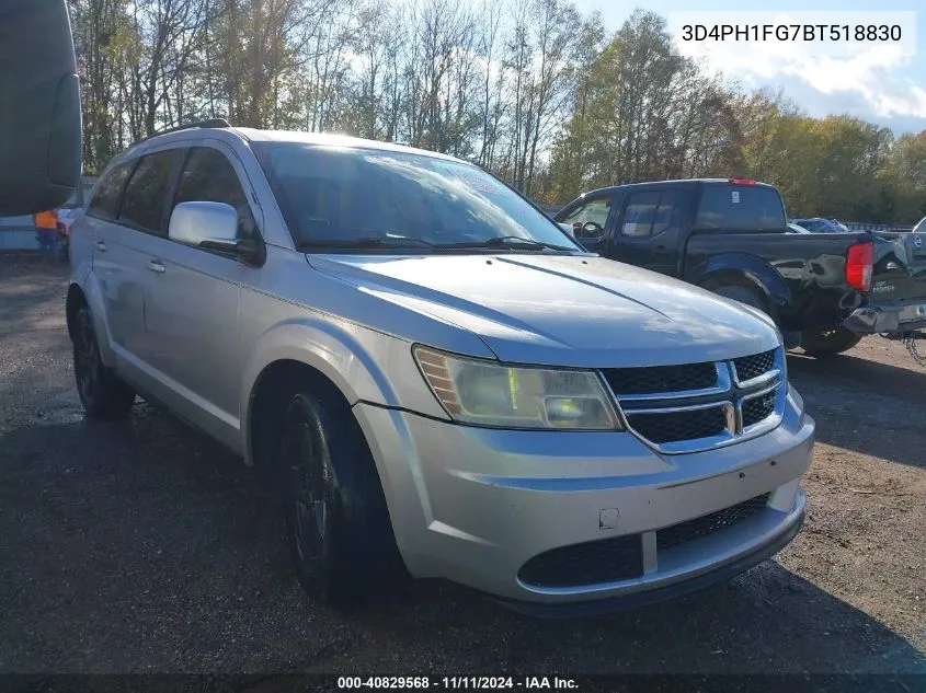 2011 Dodge Journey Mainstreet VIN: 3D4PH1FG7BT518830 Lot: 40829568