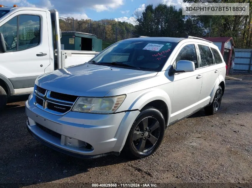 2011 Dodge Journey Mainstreet VIN: 3D4PH1FG7BT518830 Lot: 40829568