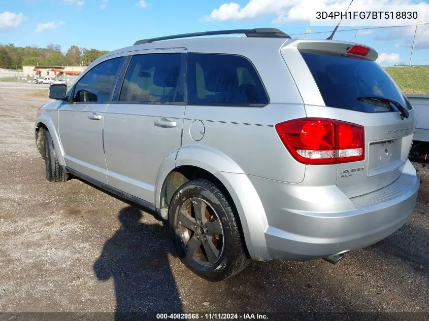 2011 Dodge Journey Mainstreet VIN: 3D4PH1FG7BT518830 Lot: 40829568