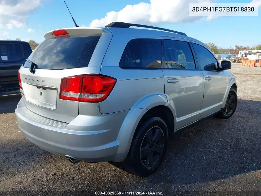 2011 Dodge Journey Mainstreet VIN: 3D4PH1FG7BT518830 Lot: 40829568