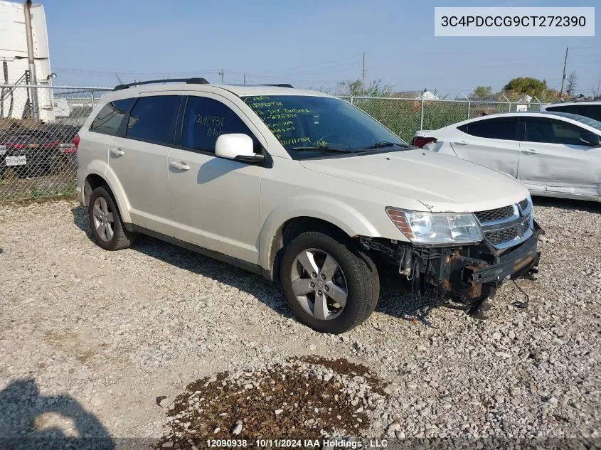 2012 Dodge Journey Sxt VIN: 3C4PDCCG9CT272390 Lot: 12090938