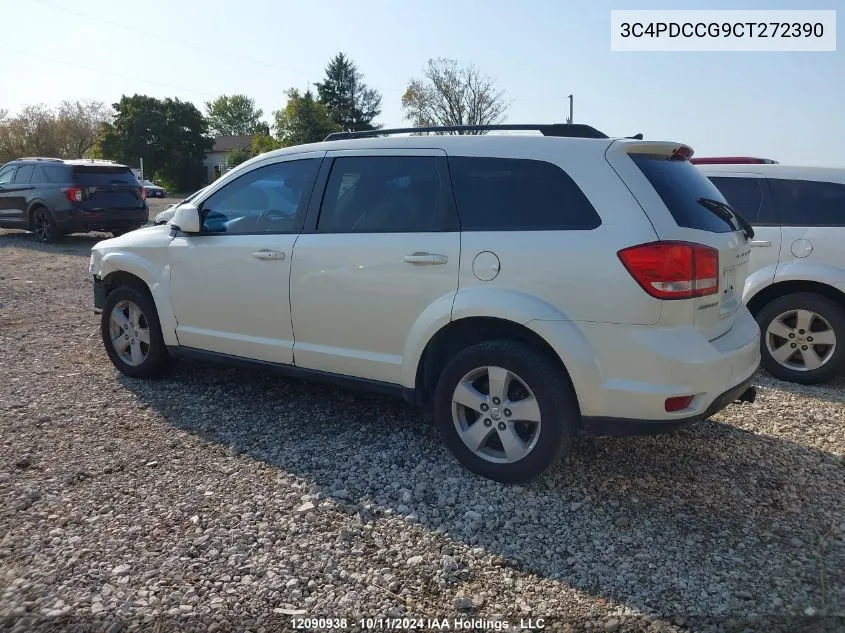 2012 Dodge Journey Sxt VIN: 3C4PDCCG9CT272390 Lot: 12090938