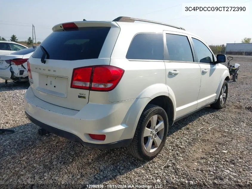 2012 Dodge Journey Sxt VIN: 3C4PDCCG9CT272390 Lot: 12090938