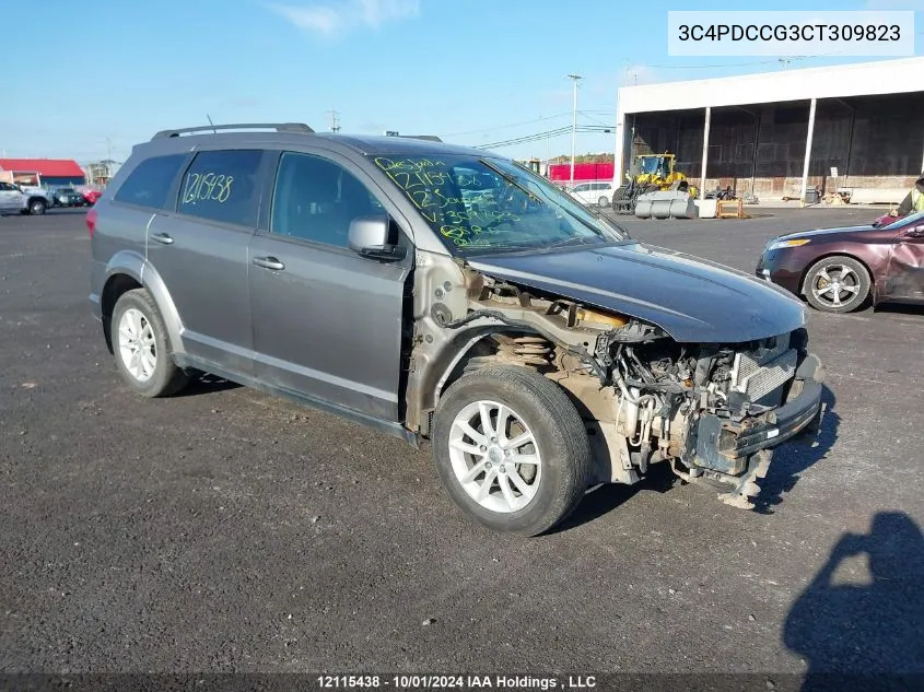 3C4PDCCG3CT309823 2012 Dodge Journey Sxt