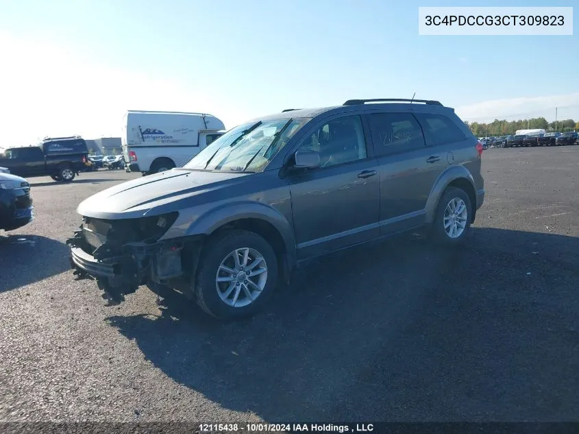 3C4PDCCG3CT309823 2012 Dodge Journey Sxt