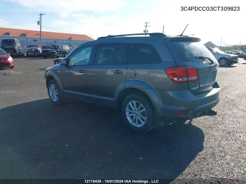 3C4PDCCG3CT309823 2012 Dodge Journey Sxt