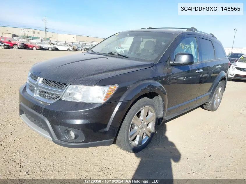 3C4PDDFGXCT148565 2012 Dodge Journey R/T