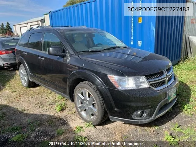 2012 Dodge Journey R/T VIN: 3C4PDDFG9CT227483 Lot: 20177754