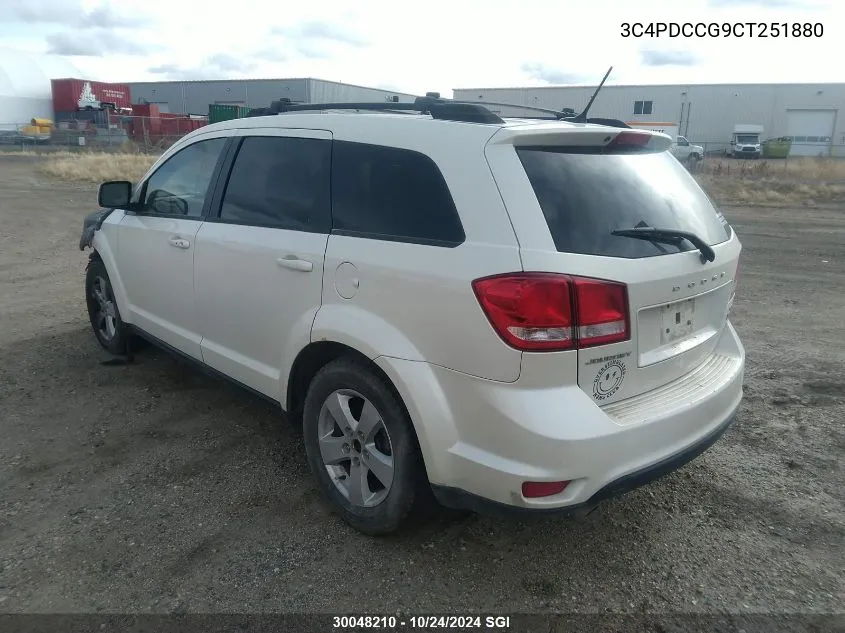 2012 Dodge Journey Sxt VIN: 3C4PDCCG9CT251880 Lot: 30048210