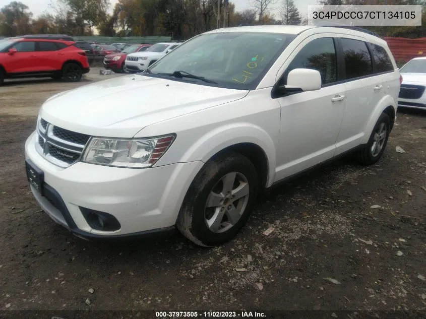 2012 Dodge Journey Sxt & Crew VIN: 3C4PDCCG7CT134105 Lot: 37973505