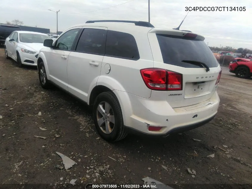 2012 Dodge Journey Sxt & Crew VIN: 3C4PDCCG7CT134105 Lot: 37973505