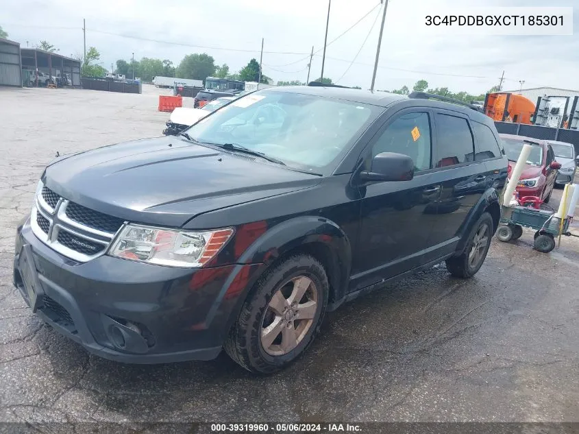 2012 Dodge Journey Sxt VIN: 3C4PDDBGXCT185301 Lot: 39319960