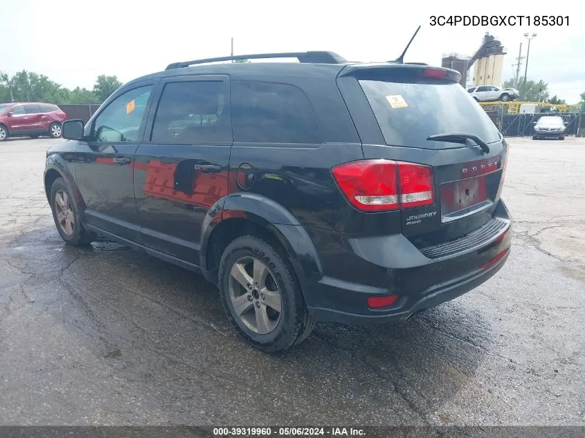 2012 Dodge Journey Sxt VIN: 3C4PDDBGXCT185301 Lot: 39319960