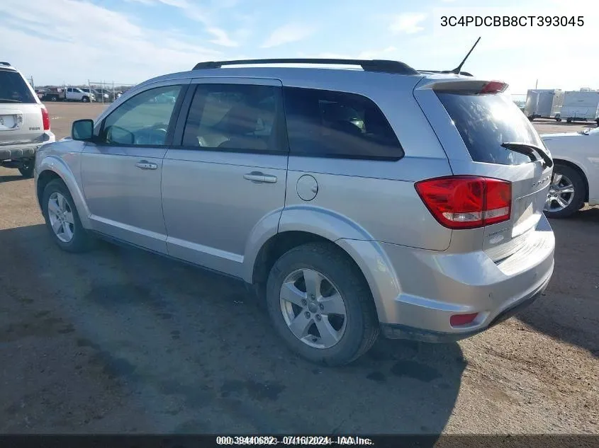 2012 Dodge Journey Sxt VIN: 3C4PDCBB8CT393045 Lot: 39440682