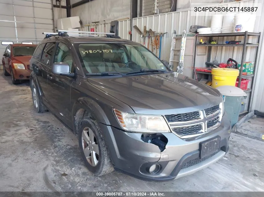 2012 Dodge Journey Sxt VIN: 3C4PDCBG6CT145887 Lot: 39805707