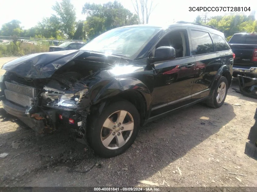 2012 Dodge Journey Sxt Crew VIN: 3C4PDCCG7CT288104 Lot: 40081841