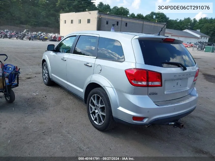 2012 Dodge Journey R/T VIN: 3C4PDDEG6CT291076 Lot: 40161791