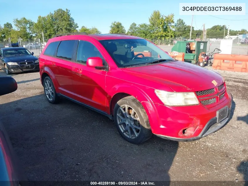 2012 Dodge Journey R/T VIN: 3C4PDDEG3CT369488 Lot: 40259198