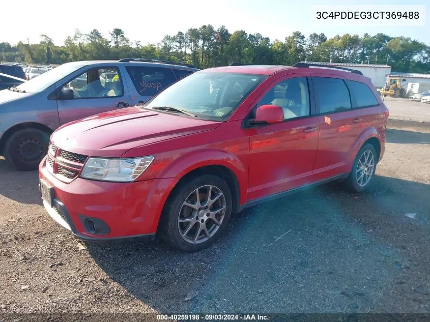 2012 Dodge Journey R/T VIN: 3C4PDDEG3CT369488 Lot: 40259198