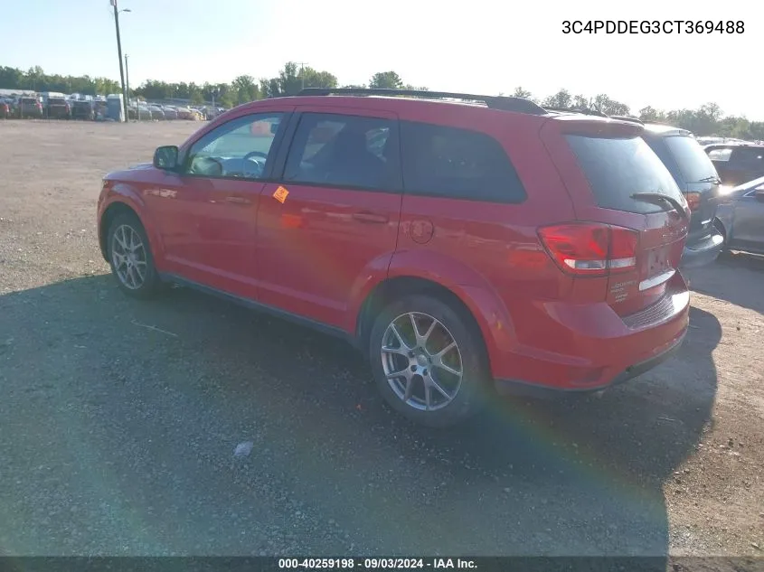 2012 Dodge Journey R/T VIN: 3C4PDDEG3CT369488 Lot: 40259198