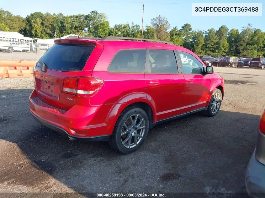 2012 Dodge Journey R/T VIN: 3C4PDDEG3CT369488 Lot: 40259198